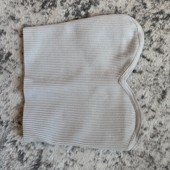 Aritzia Babaton Sculpt Knit Sweetheart Tube Top Sweetheart Matte Pearl Xs - Picture 4 of 5